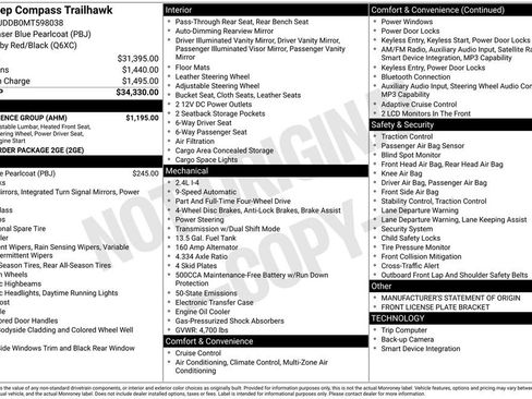 Used 2021 Jeep Compass Trailhawk w/ Convenience Group image 14