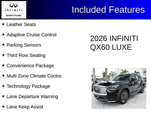 Certified 2026 INFINITI QX60 Luxe w/ Cargo Package FWD image 4