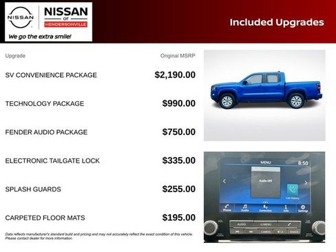 New 2024 Nissan Frontier SV w/ SV Convenience Package image 2