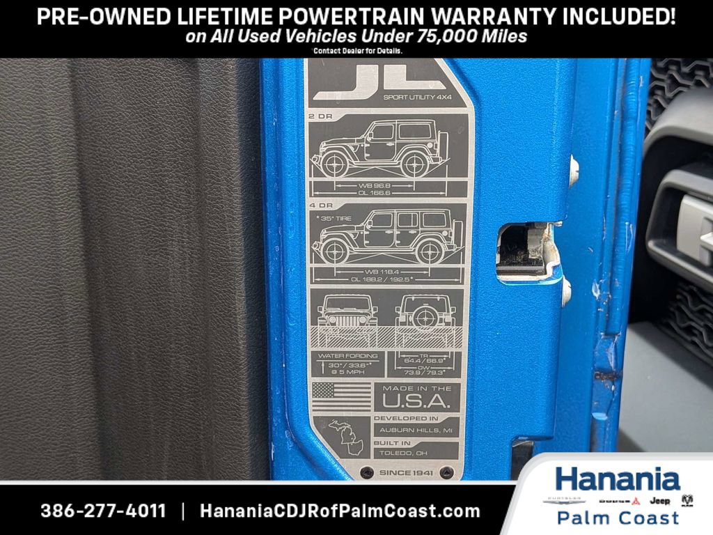 Used 2023 Jeep Wrangler Sport AWD/4WD image 12