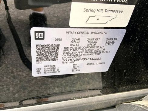 Used 2025 Cadillac XT5 Luxury w/ LPO, Floor Liner Package AWD/4WD image 33