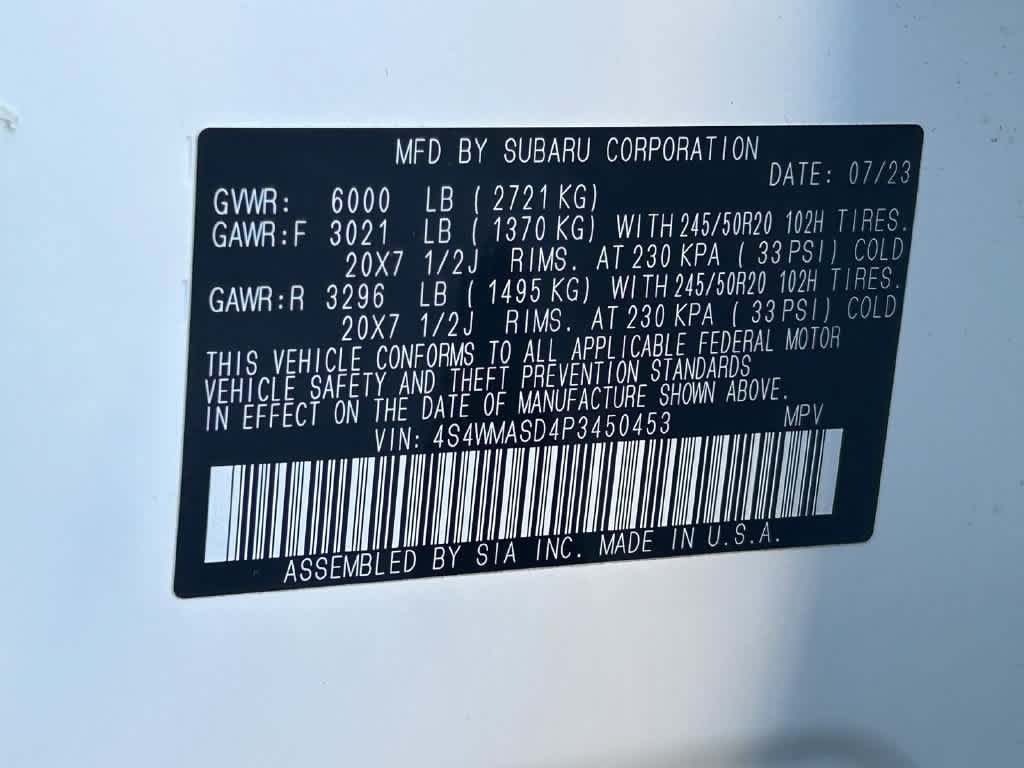 Used 2023 Subaru Ascent Limited AWD/4WD image 21