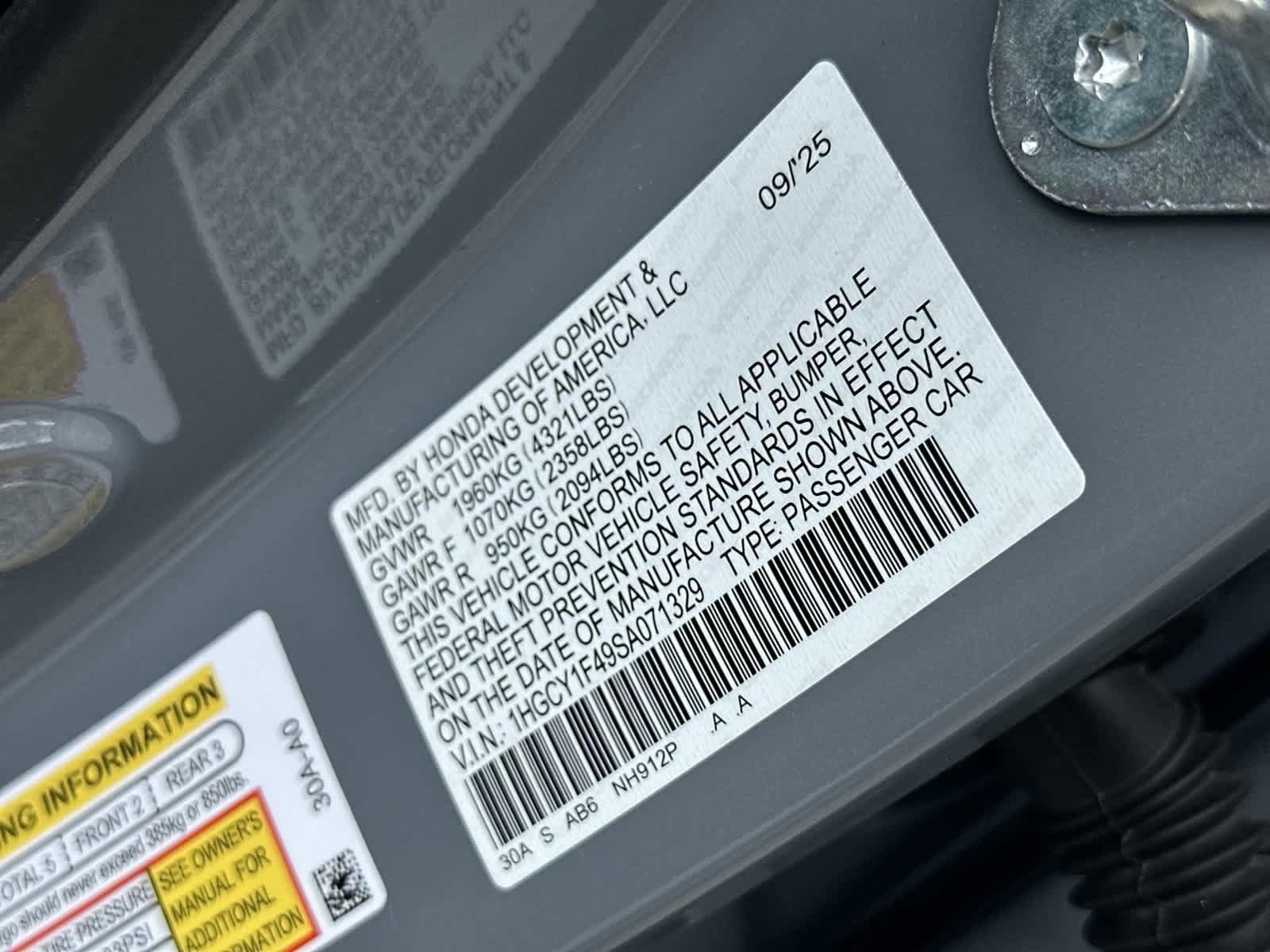 Used 2025 Honda Accord SE image 22