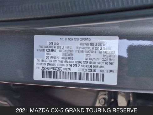 Used 2021 MAZDA CX-5 Grand Touring Reserve AWD/4WD image 26