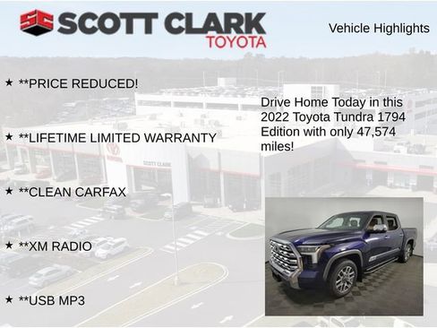 Used 2022 Toyota Tundra 1794 Edition image 12