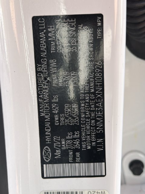 Certified 2022 Hyundai Tucson Limited FWD image 37