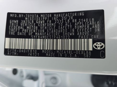 New 2026 Toyota Corolla LE FWD image 31