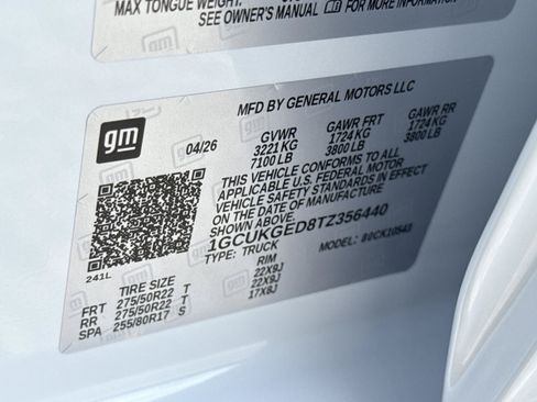 New 2026 Chevrolet Silverado 1500 LTZ w/ LTZ Premium Package AWD/4WD image 35