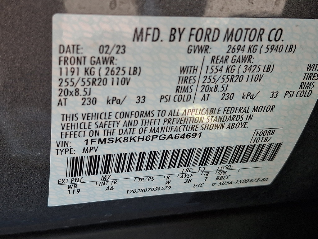 Used 2023 Ford Explorer ST-Line w/ Class IV Trailer Tow Package AWD/4WD image 29