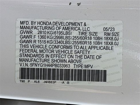 Certified 2023 Honda Pilot EX-L image 33