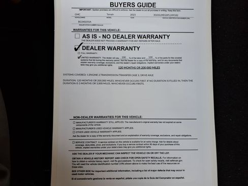 Used 2023 GMC Terrain SLE FWD image 38