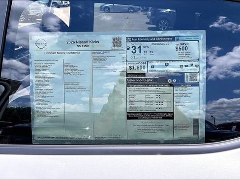 New 2026 Nissan Kicks SV FWD image 20