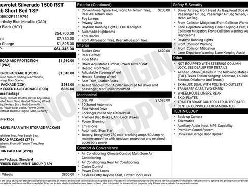 Used 2023 Chevrolet Silverado 1500 RST AWD/4WD image 25