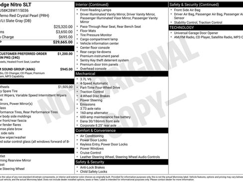 Used 2008 Dodge Nitro SLT image 13