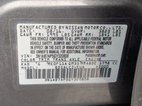 Used 2016 Nissan Sentra FE+ S FWD image 30