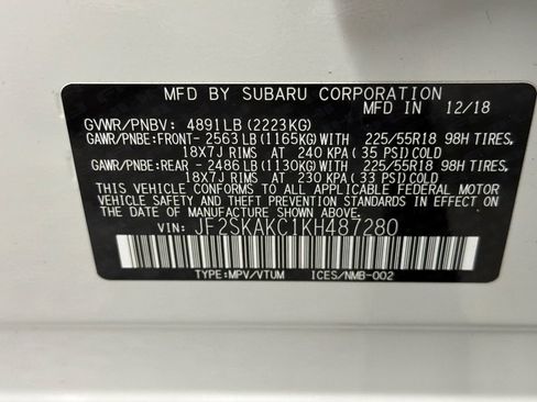 Used 2019 Subaru Forester Sport w/ Popular Package #2 AWD/4WD image 28