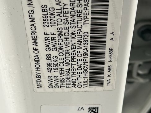 Used 2019 Honda Accord LX image 29