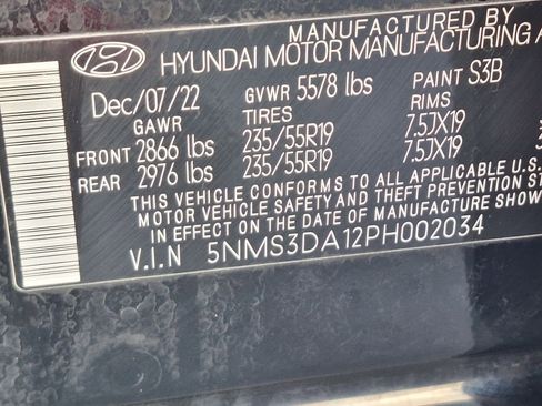 Certified 2023 Hyundai Santa Fe SEL Premium image 37