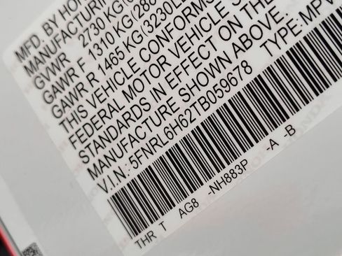 New 2026 Honda Odyssey EX-L image 16