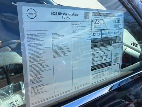 New 2026 Nissan Pathfinder SL AWD/4WD image 28