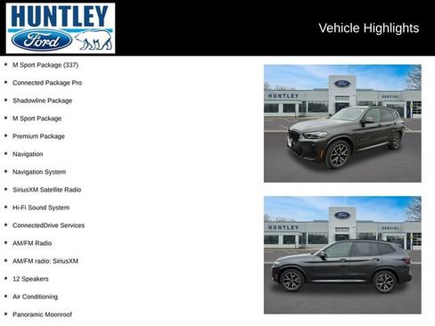 Used 2023 BMW X3 xDrive30i w/ M Sport Package AWD/4WD image 2