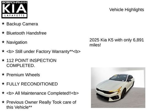 Certified 2025 Kia K5 GT-Line w/ GT-Line Premium Package image 8