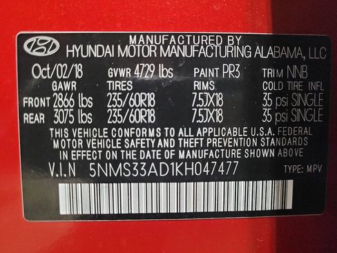Used 2019 Hyundai Santa Fe SEL FWD image 33