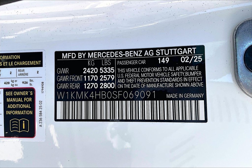 Used 2025 Mercedes-Benz CLE 300 4MATIC Cabriolet image 33