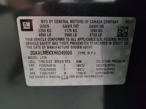 Used 2017 GMC Terrain SLE FWD image 33