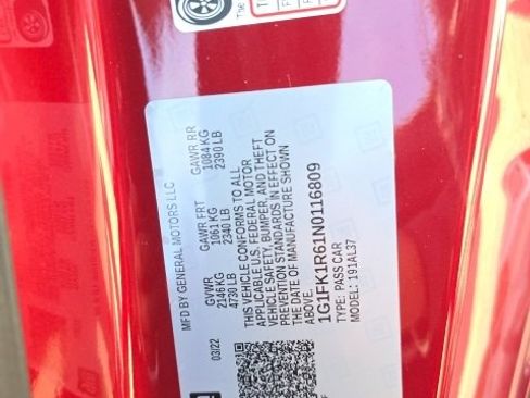 Used 2022 Chevrolet Camaro ZL1 image 30