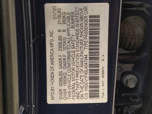 Used 2020 Honda Accord EX image 33