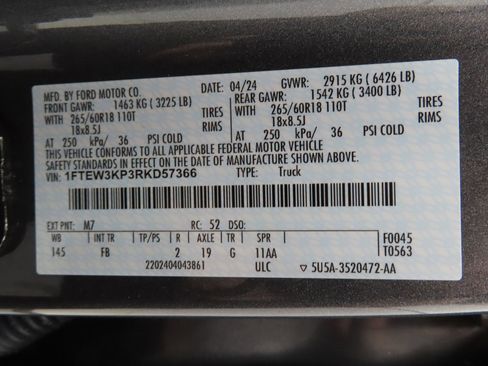 Used 2024 Ford F150 XLT w/ Equipment Group 302A MID RWD image 29