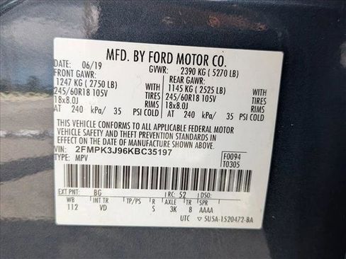 Used 2019 Ford Edge SEL w/ Equipment Group 201A FWD image 17