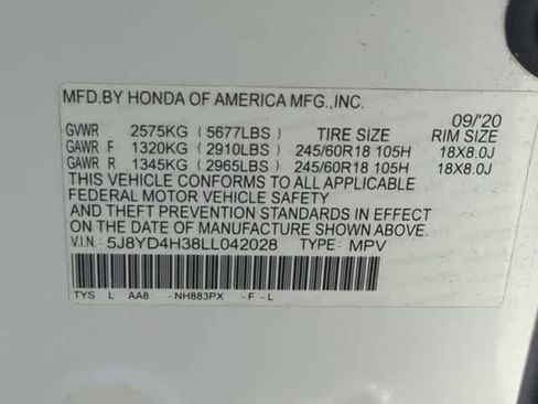 Used 2020 Acura MDX SH-AWD image 38