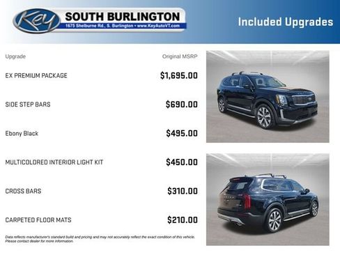 Used 2021 Kia Telluride EX w/ EX Premium Package AWD/4WD image 3