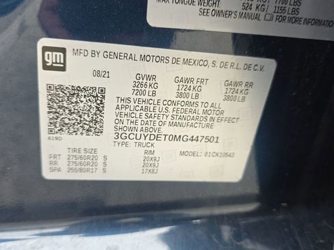 Used 2021 Chevrolet Silverado 1500 LT AWD/4WD image 20