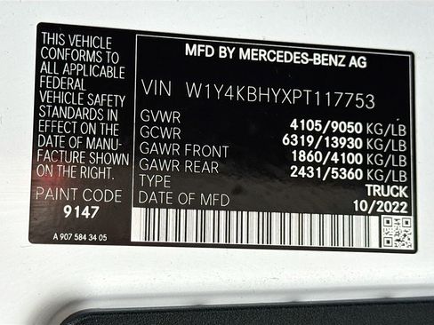 Used 2023 Mercedes-Benz Sprinter 144 Cargo image 29