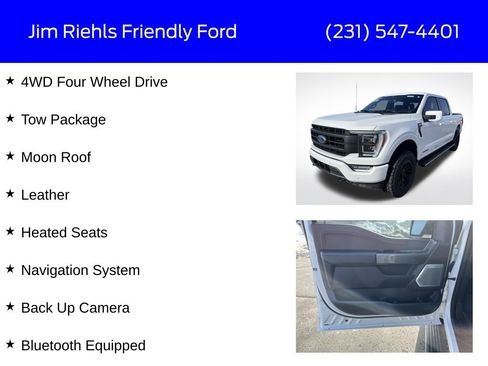 Used 2023 Ford F150 Lariat w/ Equipment Group 502A High AWD/4WD image 6