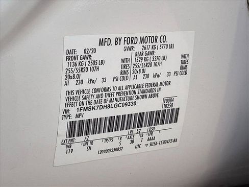 Used 2020 Ford Explorer XLT w/ Equipment Group 202A RWD image 24