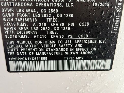 Used 2019 Volkswagen Atlas SE FWD image 16