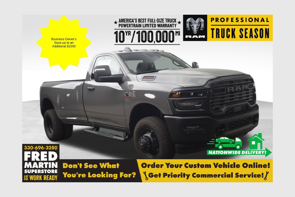 New 2026 RAM 3500 Tradesman AWD/4WD 360° Tour