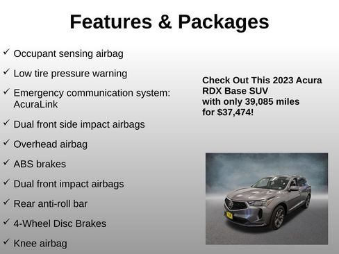Used 2023 Acura RDX AWD w/ Advance Package image 16