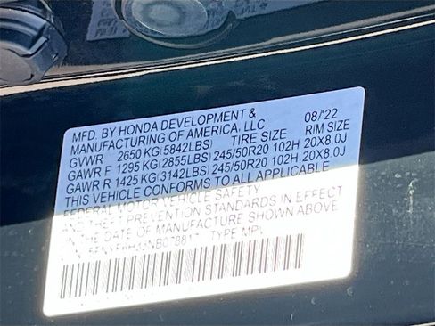 Used 2022 Honda Pilot Sport image 33