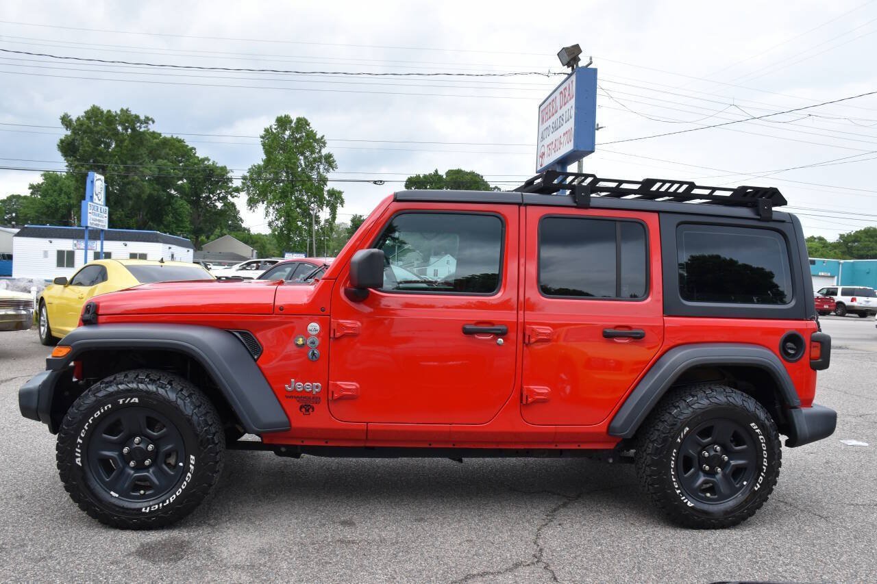 Used 2020 Jeep Wrangler Unlimited Sport AWD/4WD image 3