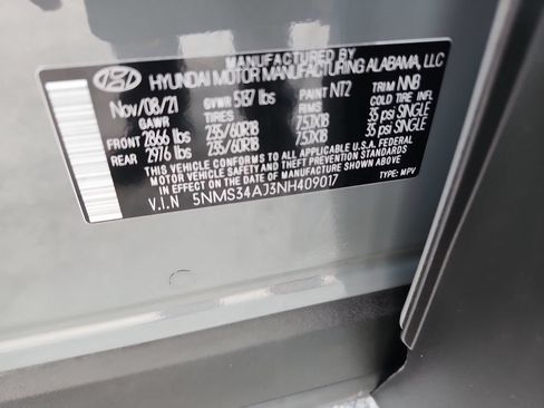 Used 2022 Hyundai Santa Fe SEL w/ Convenience + Premium Package FWD image 33