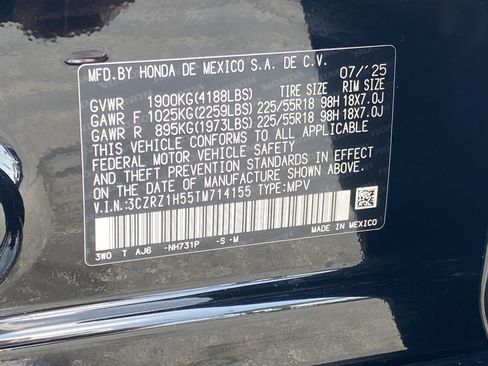 Certified 2026 Honda HR-V Sport image 29