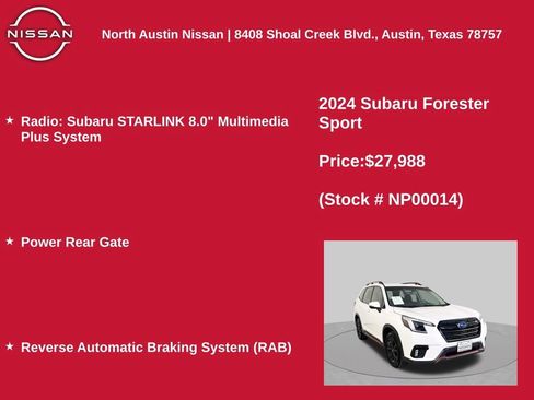 Used 2024 Subaru Forester Sport AWD/4WD image 12