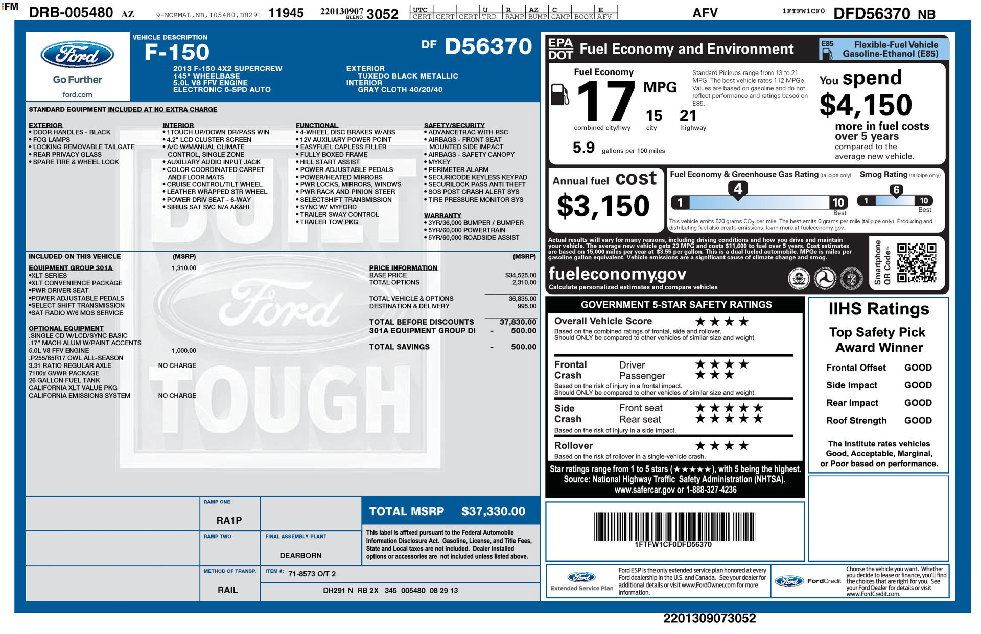Used 2013 Ford F150 XLT w/ Mid Equipment Group RWD image 14