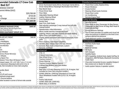 Used 2020 Chevrolet Colorado LT w/ LT Convenience Package RWD image 11