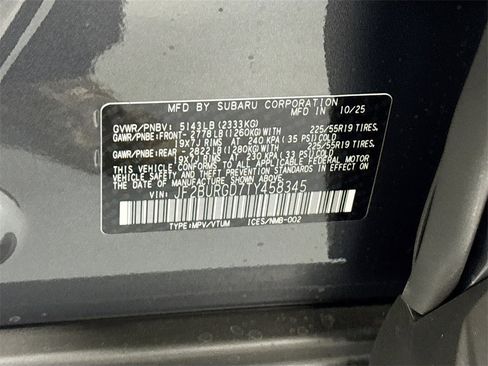 New 2026 Subaru Outback Limited XT image 32